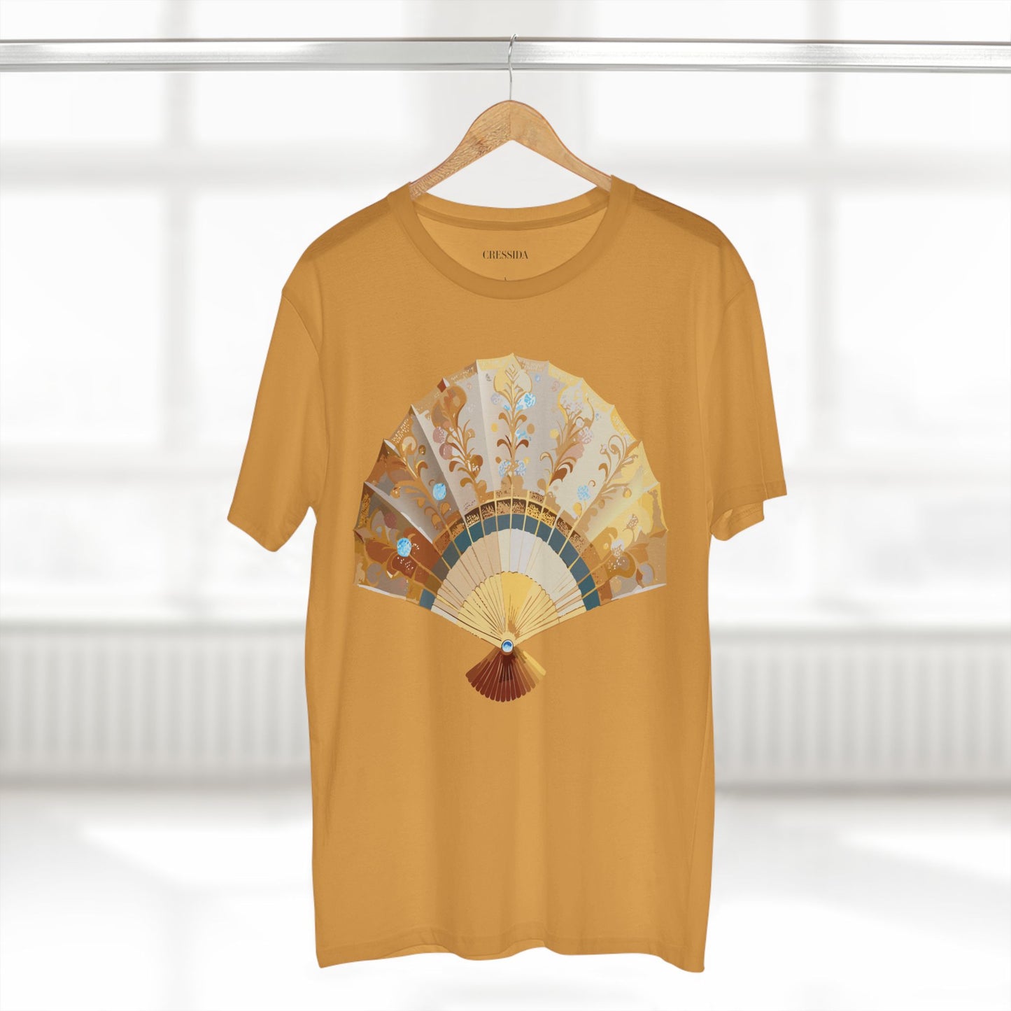 Fan shirt, Shirt with Fan, Tee Shirt with Antique Fan