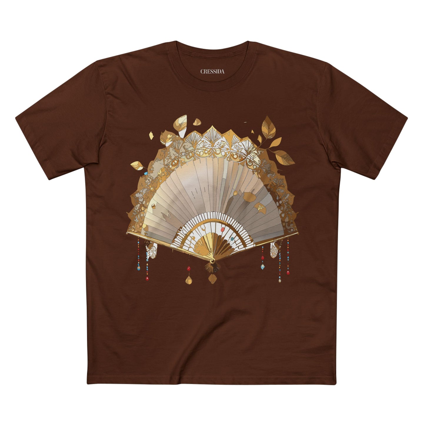 Fan shirt, Shirt with Fan, Tee Shirt with Antique Fan