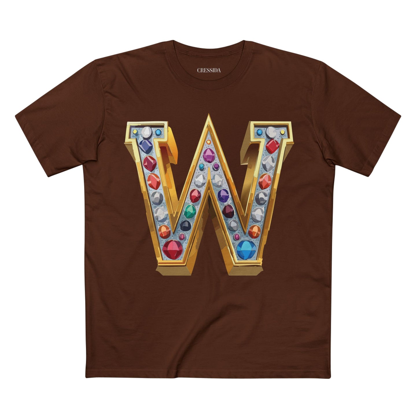Letter Shirt, Shirt with Letters, Tee Shirt with Gold Letters