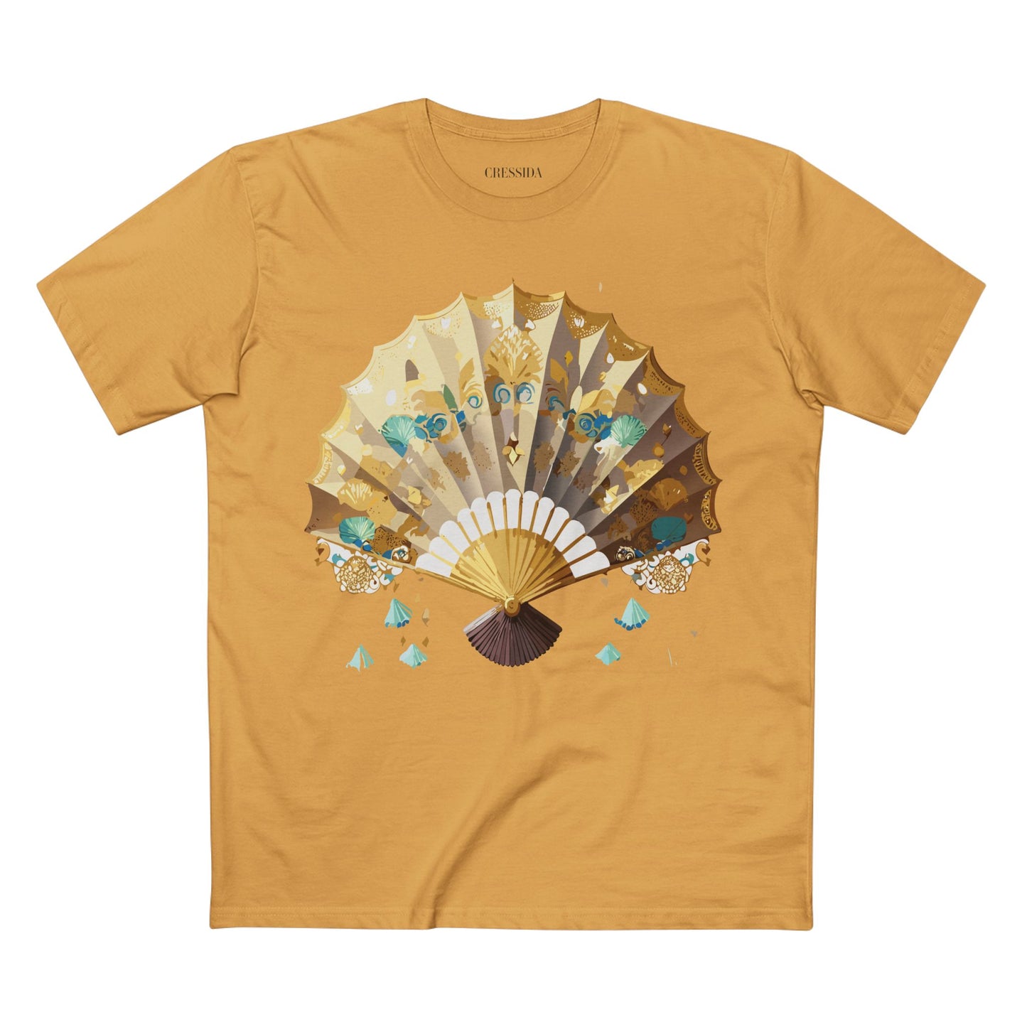 Fan shirt, Shirt with Fan, Tee Shirt with Antique Fan