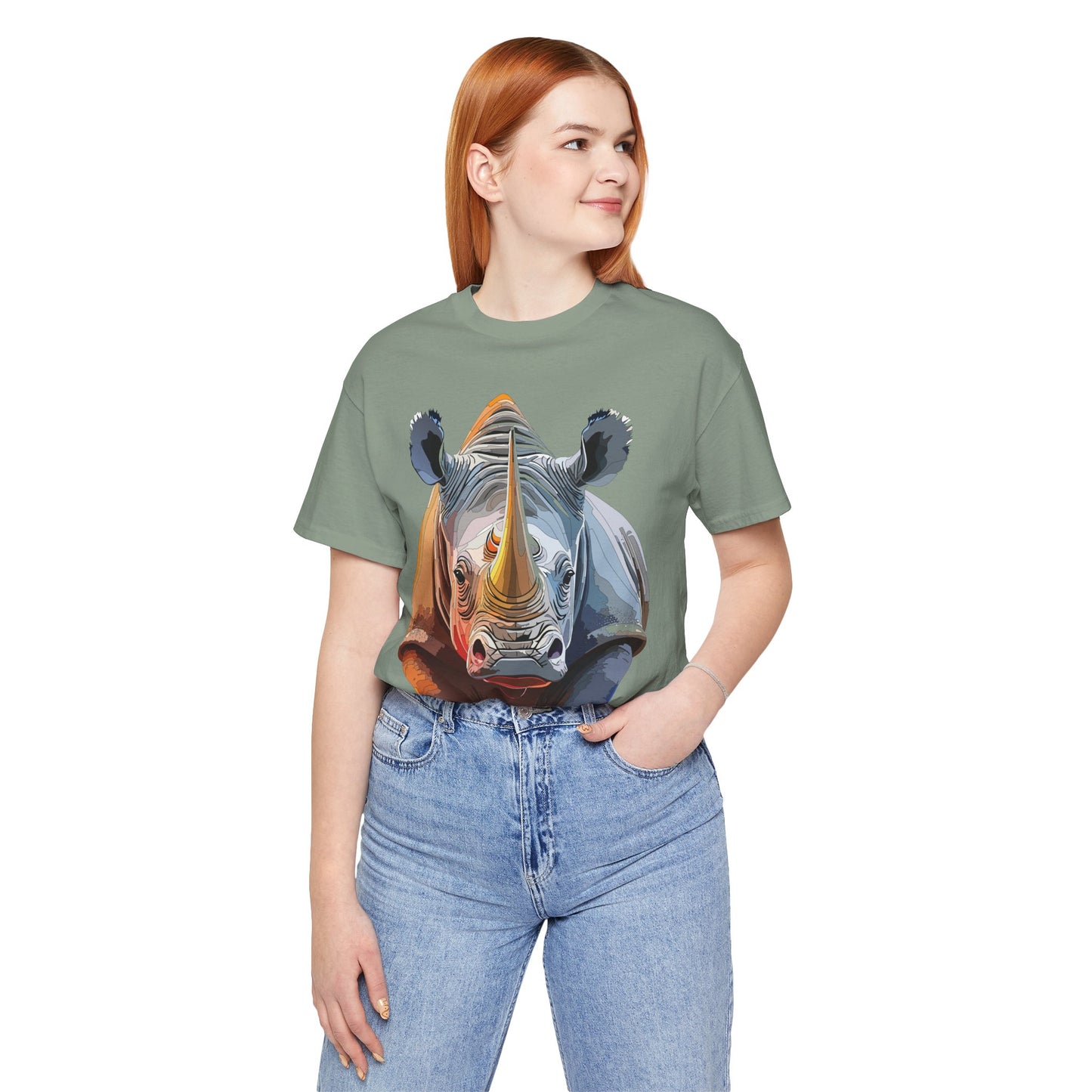 Unisex Animal Shirt, Tee Shirt with Animals, Art Design Tee Shirt, Wild Animals Shirt
