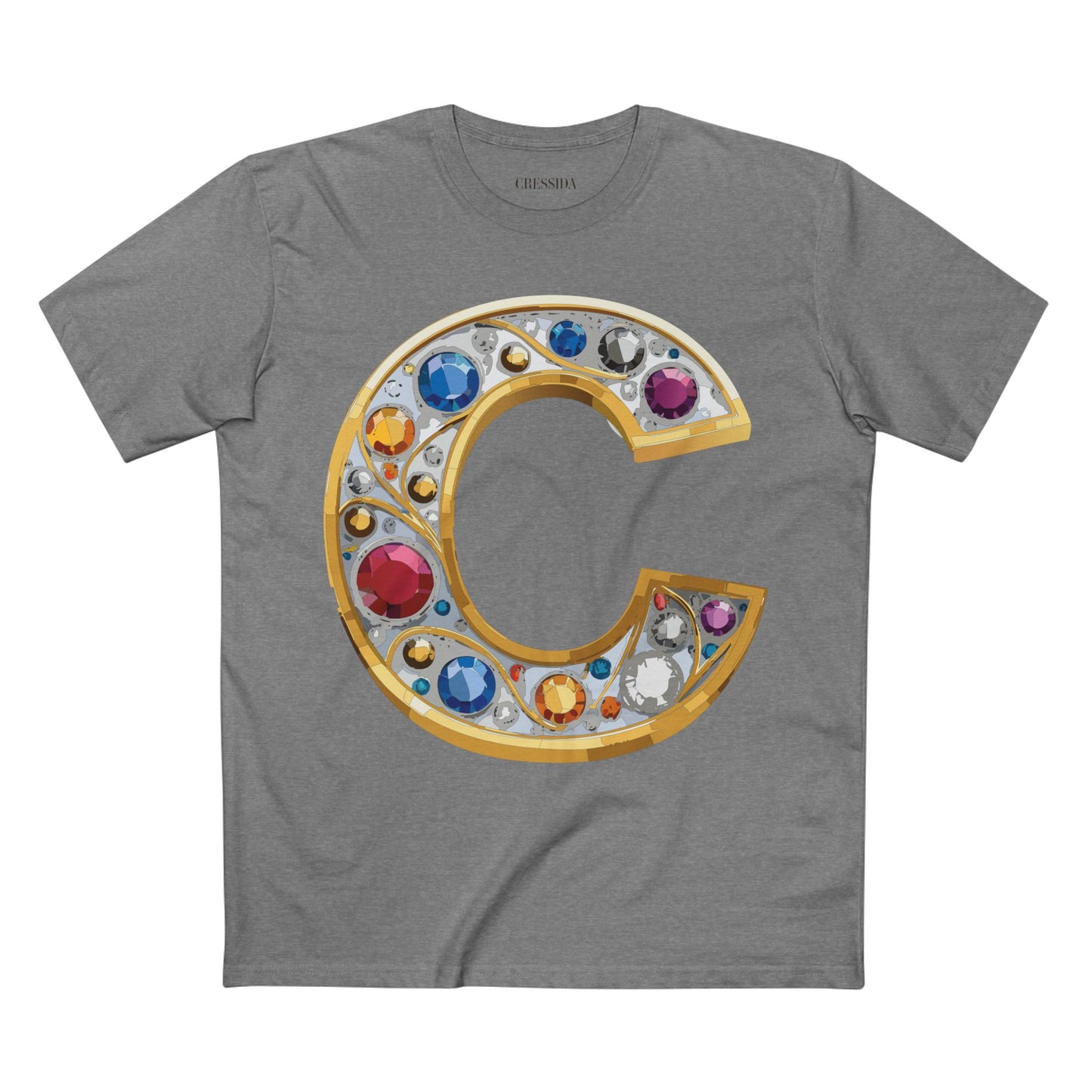 Letter Shirt, Shirt with Letters, Tee Shirt with Gold Letters