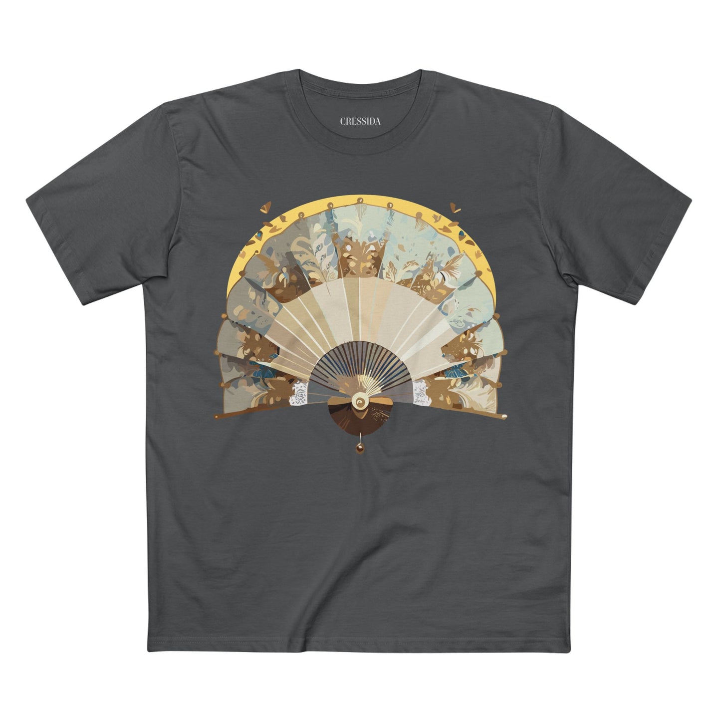Fan shirt, Shirt with Fan, Tee Shirt with Antique Fan