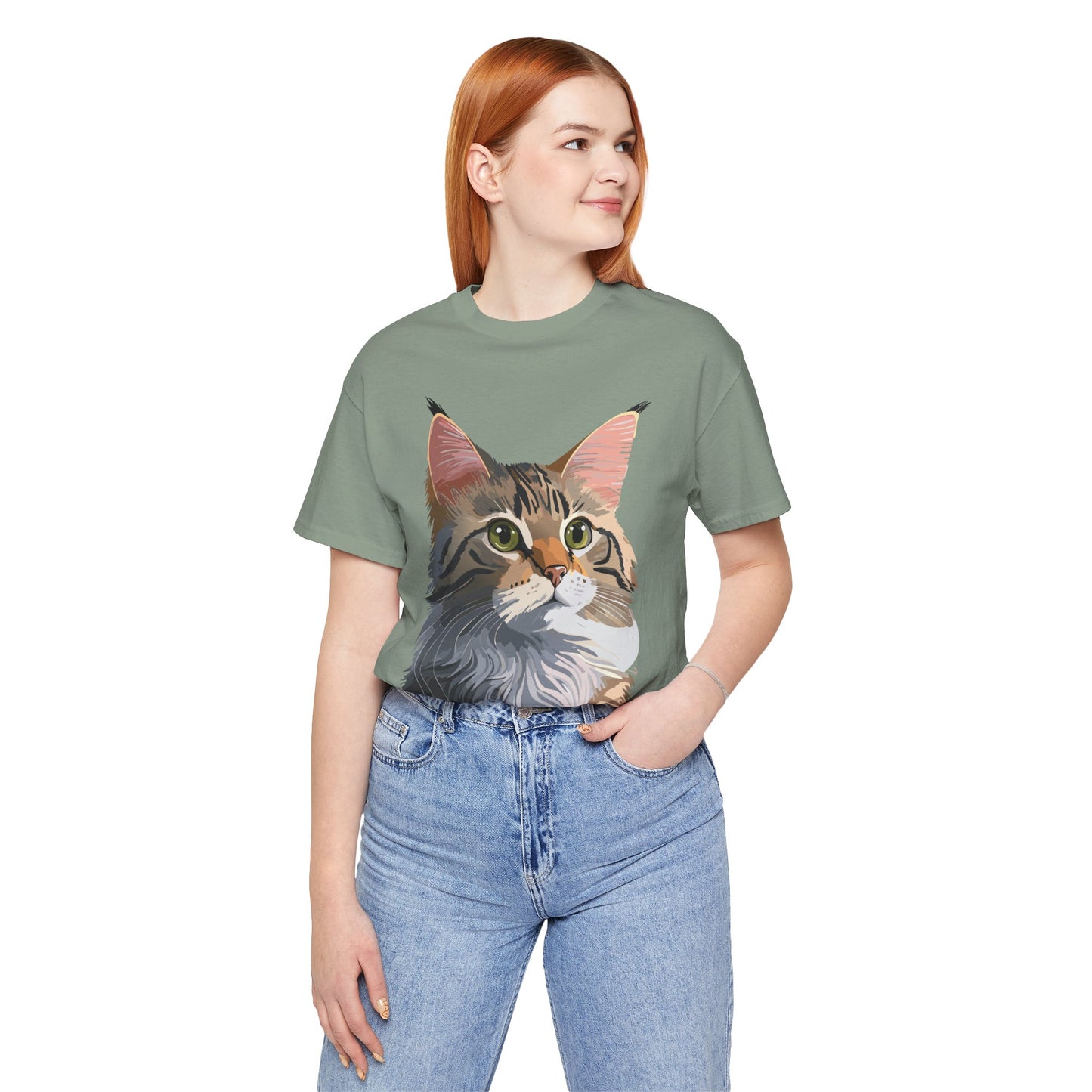 Unisex Animal Shirt, Tee Shirt with Animals, Art Design Tee Shirt, Wild Animals Shirt