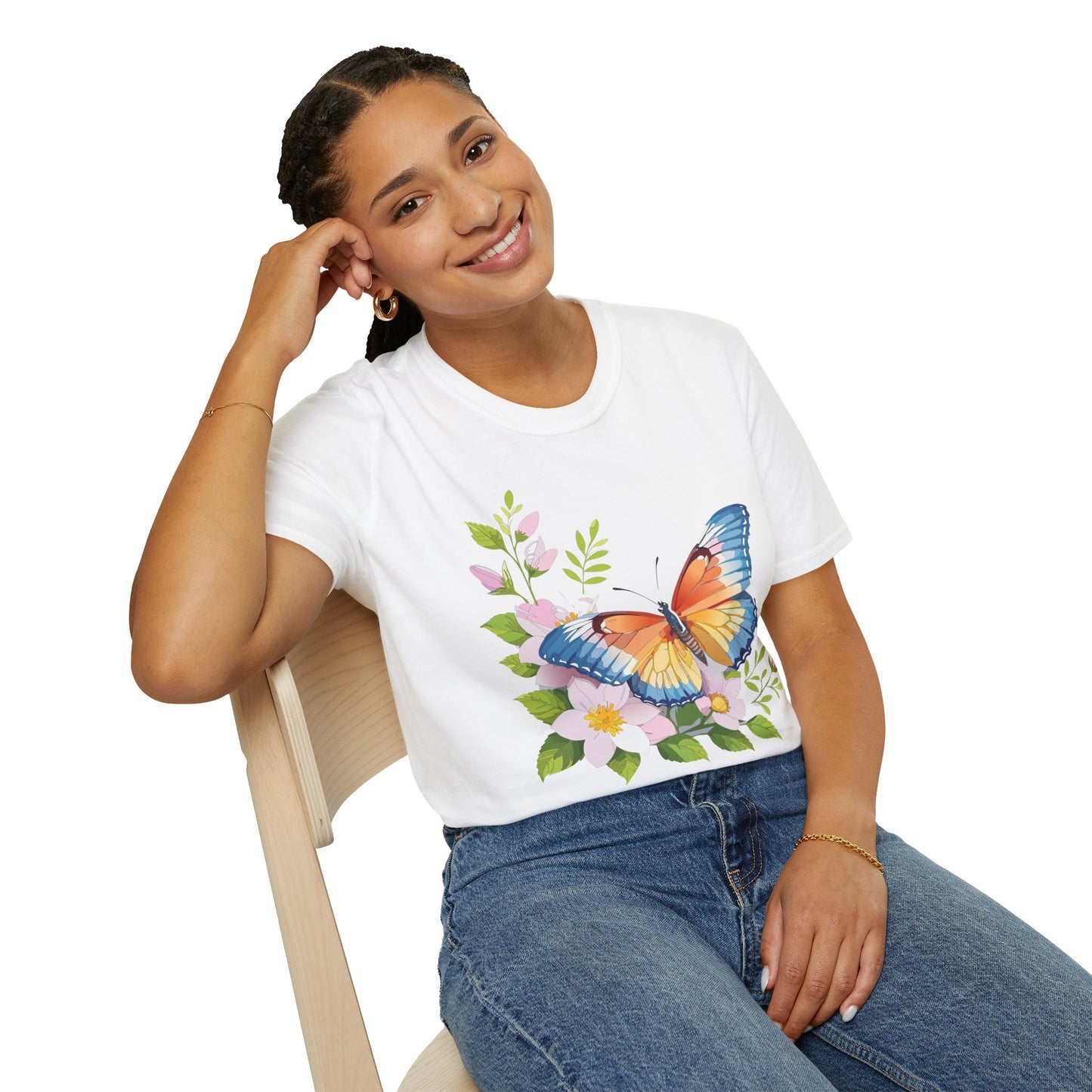 Butterfly Shirt, T Shirt with Butterfly, Monarch Shirt