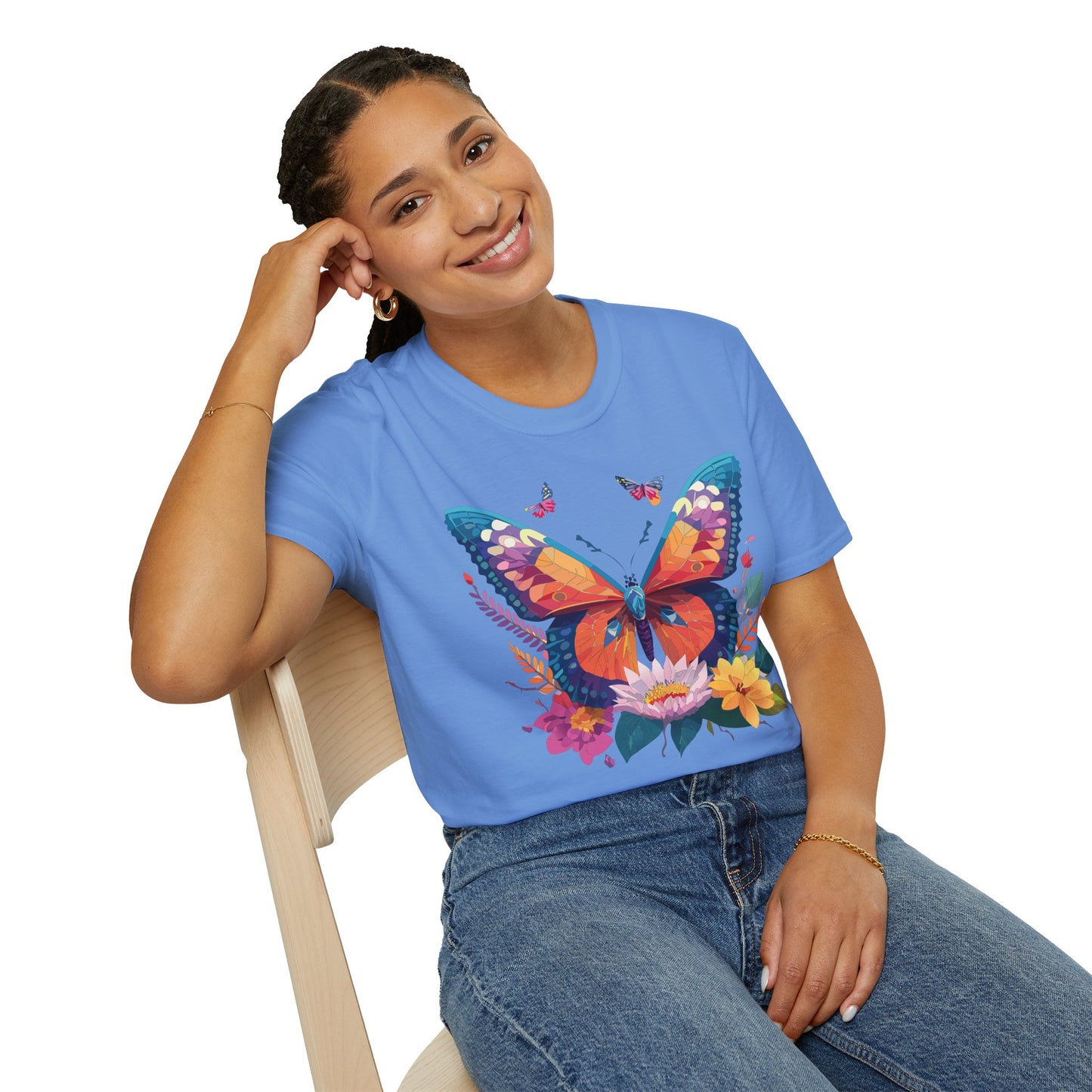 Butterfly Shirt, T Shirt with Butterfly, Monarch Shirt