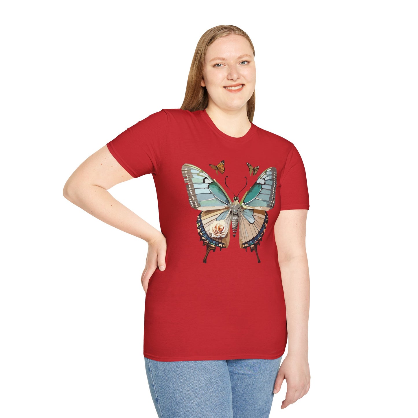 Butterfly Shirt, T Shirt with Butterfly, Monarch Shirt