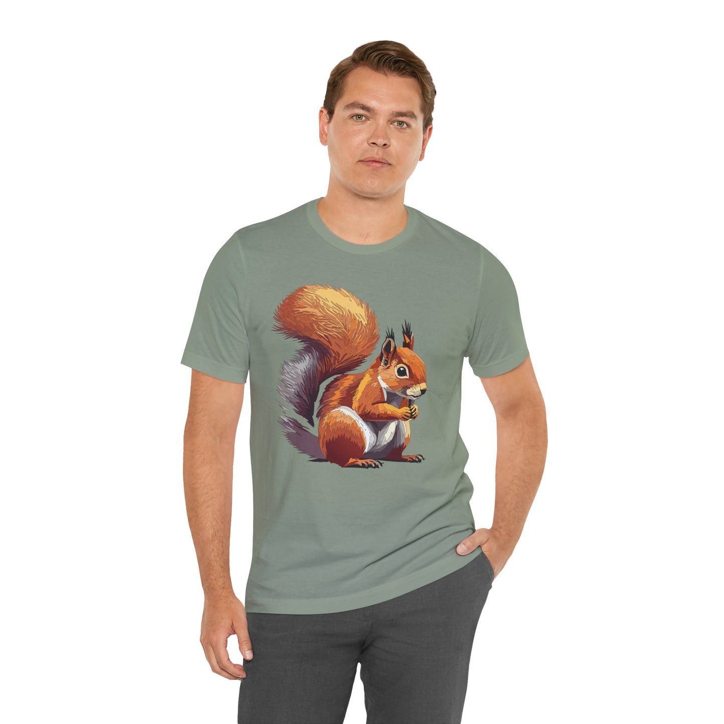 Unisex Animal Shirt, Tee Shirt with Animals, Art Design Tee Shirt, Wild Animals Shirt