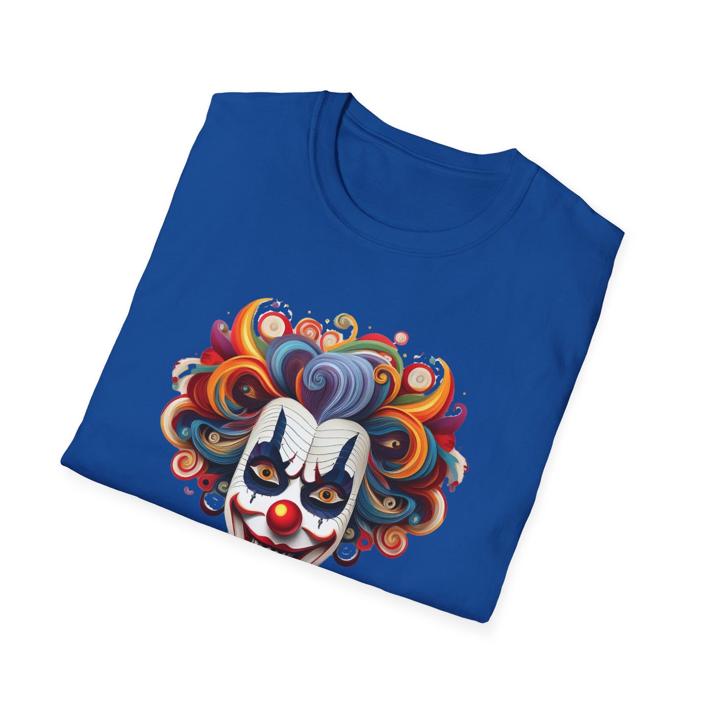 Clown Shirt, T Shirt with Clown, Funny Man Shirt, Tee Shirt with Funny Man, Circus Shirt, Shirt with Circus, Scary Man Shirt, Shirt with Scary Man
