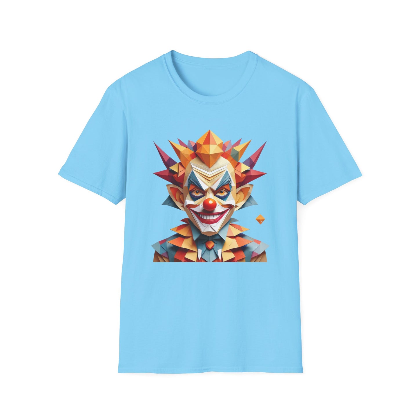 Clown Shirt, T Shirt with Clown, Funny Man Shirt, Tee Shirt with Funny Man, Circus Shirt, Shirt with Circus, Scary Man Shirt, Shirt with Scary Man