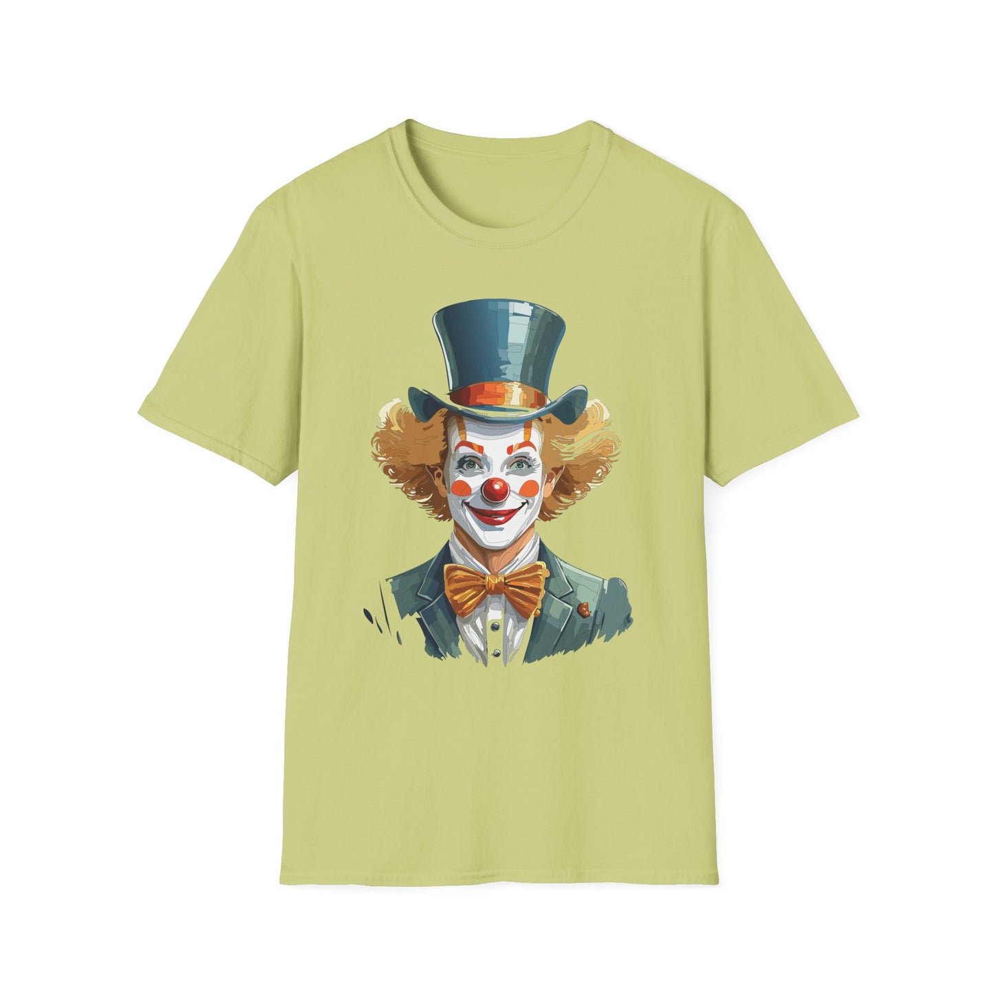 Clown Shirt, T Shirt with Clown, Funny Man Shirt, Tee Shirt with Funny Man, Circus Shirt, Shirt with Circus, Scary Man Shirt, Shirt with Scary Man