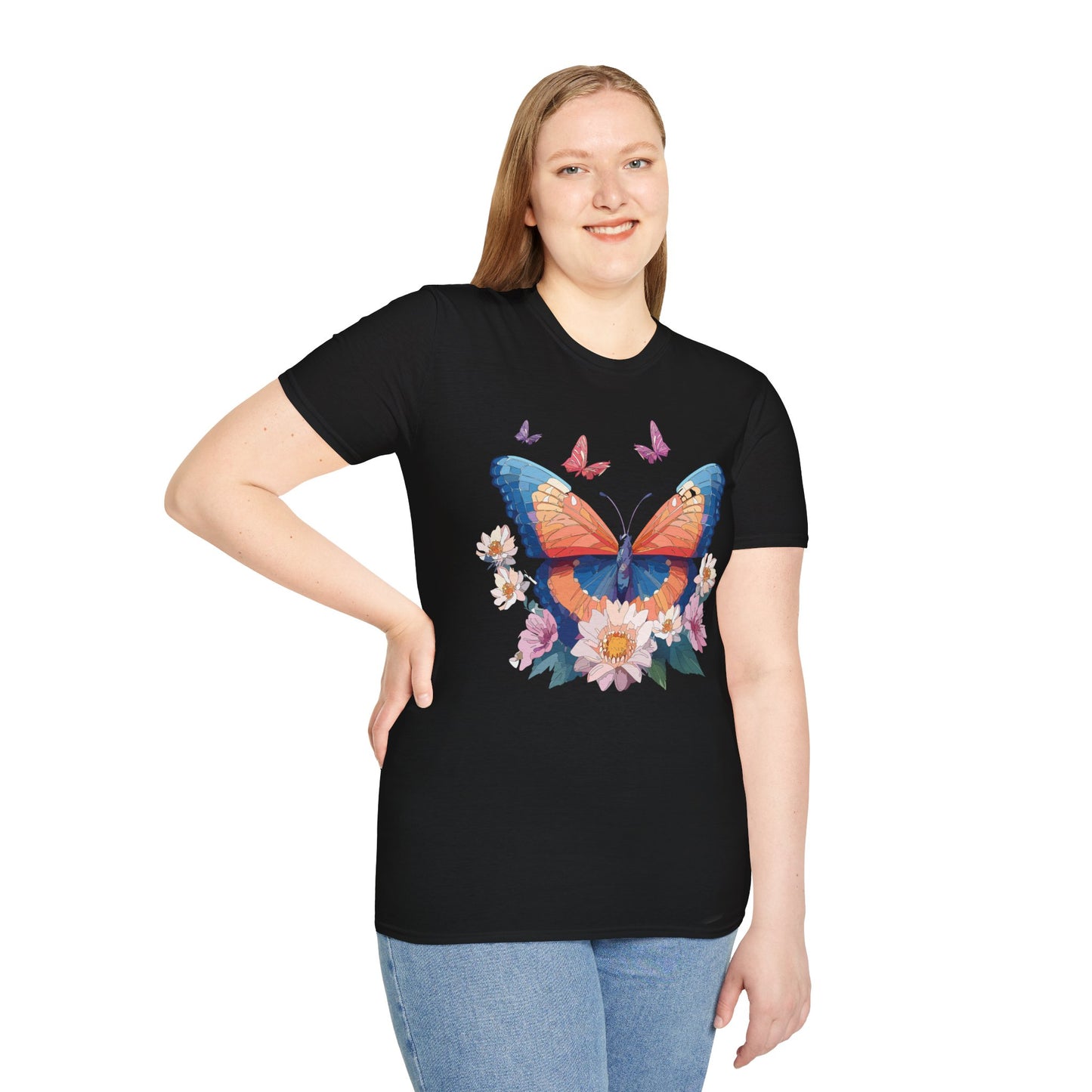 Butterfly Shirt, T Shirt with Butterfly, Monarch Shirt