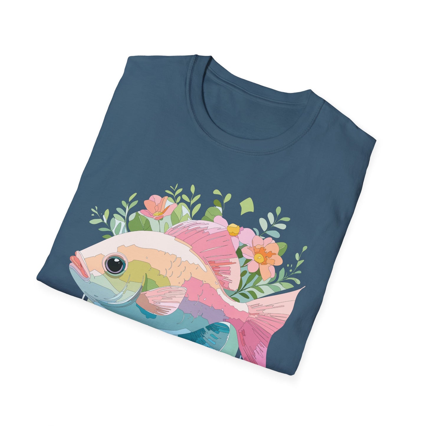 Fish Art Design Shirt, T Shirt with Fish, Graphic Shirt, Tee Shirt with Graphic Design, Shirt with Fish Graphic Art