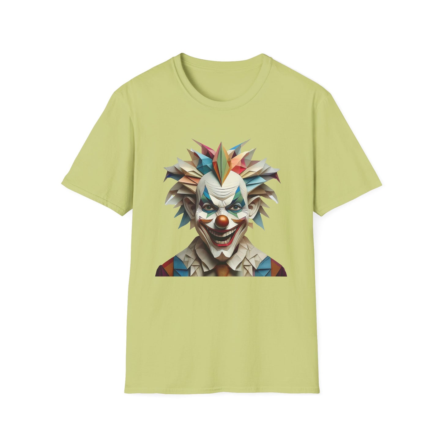 Clown Shirt, T Shirt with Clown, Funny Man Shirt, Tee Shirt with Funny Man, Circus Shirt, Shirt with Circus, Scary Man Shirt, Shirt with Scary Man