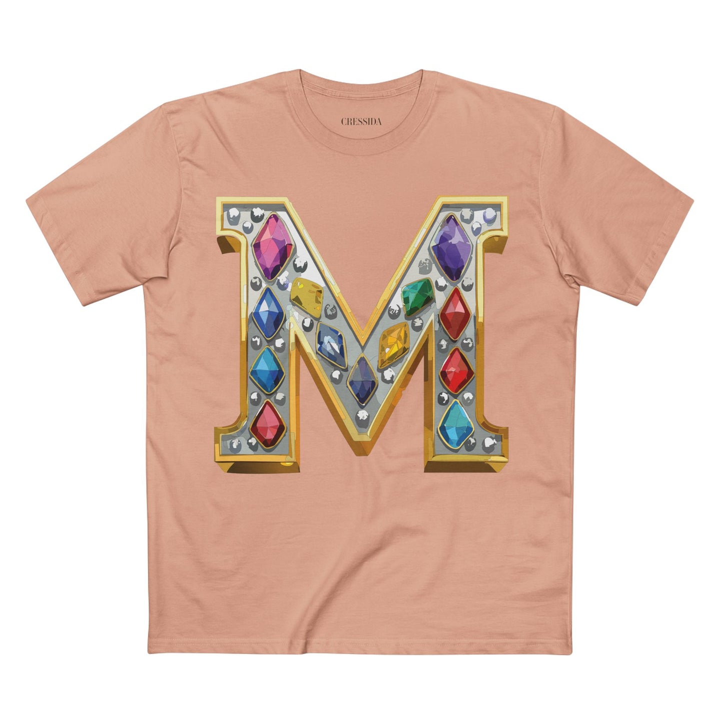 Letter Shirt, Shirt with Letters, Tee Shirt with Gold Letters
