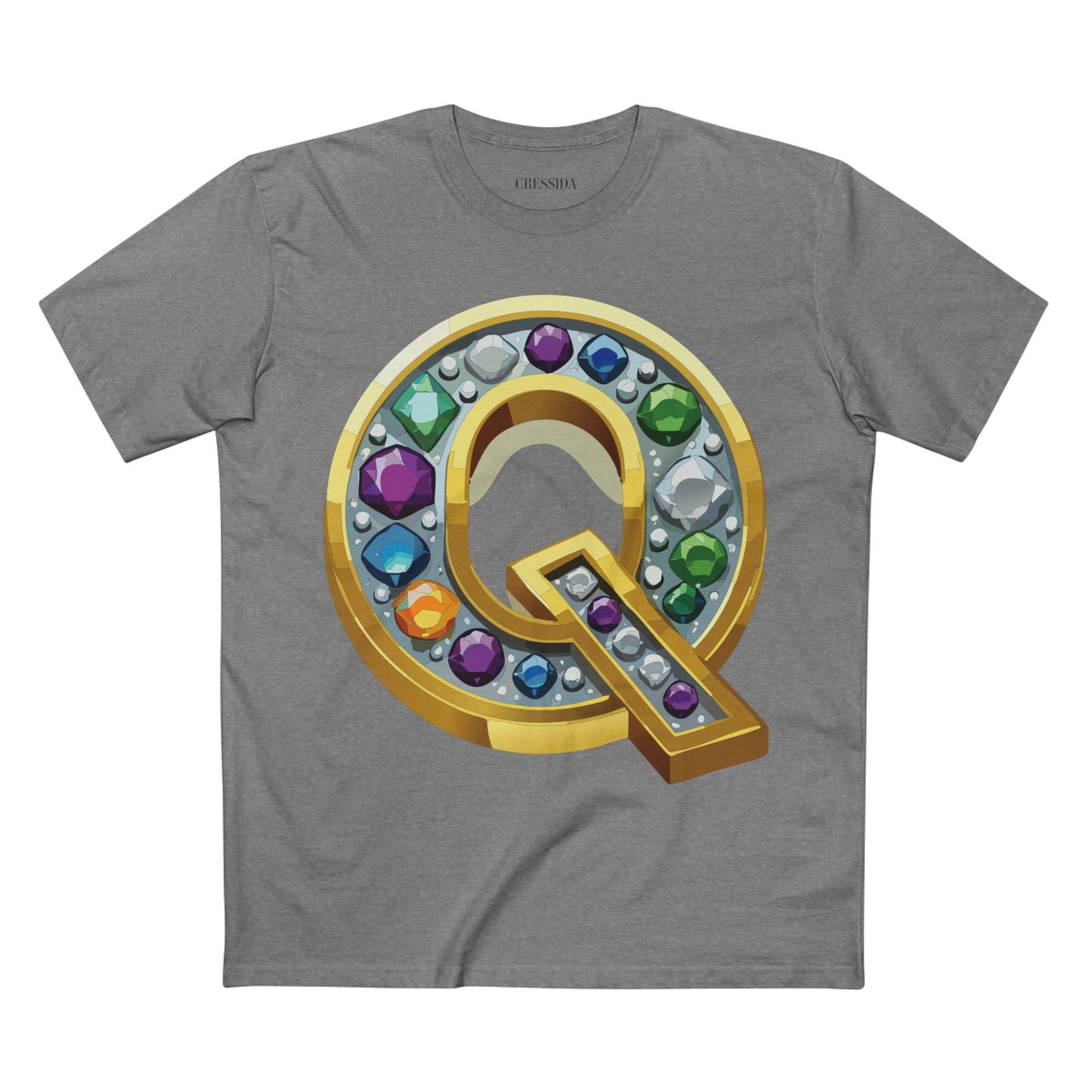 Letter Shirt, Shirt with Letters, Tee Shirt with Gold Letters