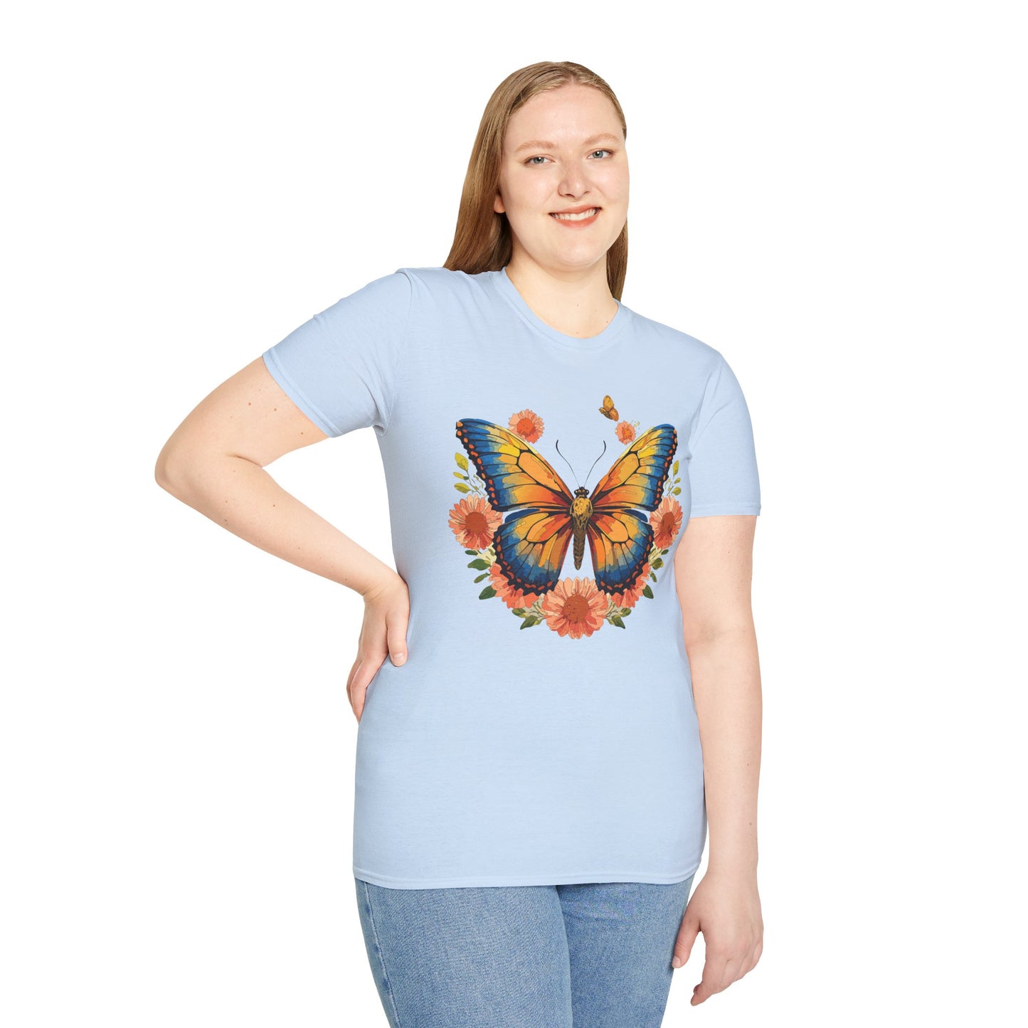Butterfly Shirt, T Shirt with Butterfly, Monarch Shirt