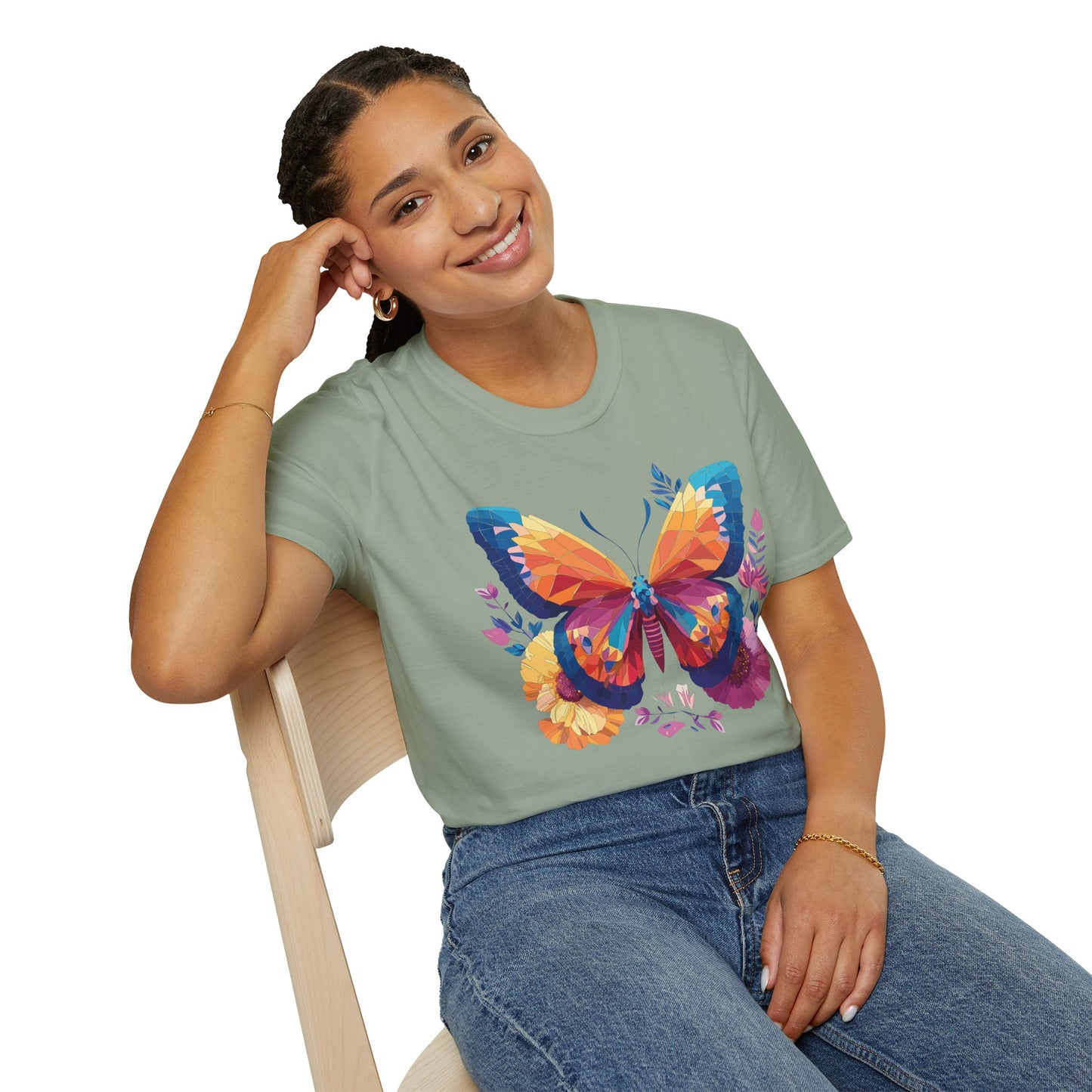 Butterfly Shirt, T Shirt with Butterfly, Monarch Shirt