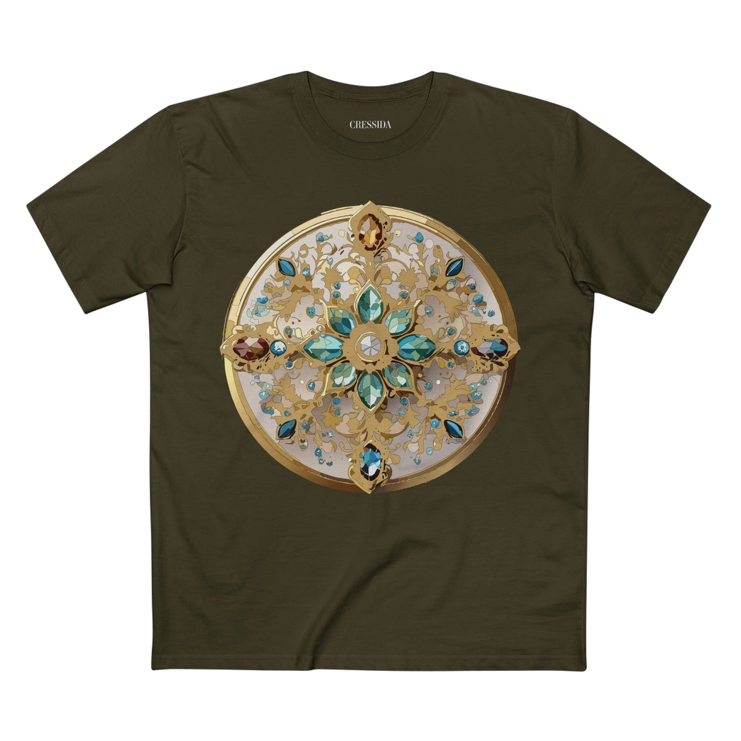 Medallion Shirt, Shirt with Medallion, Tee Shirt with Medal