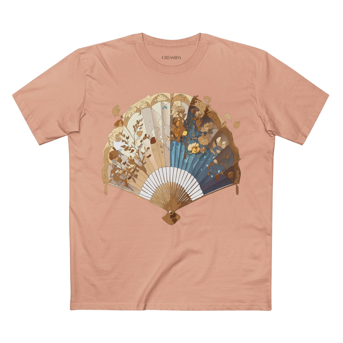 Fan shirt, Shirt with Fan, Tee Shirt with Antique Fan