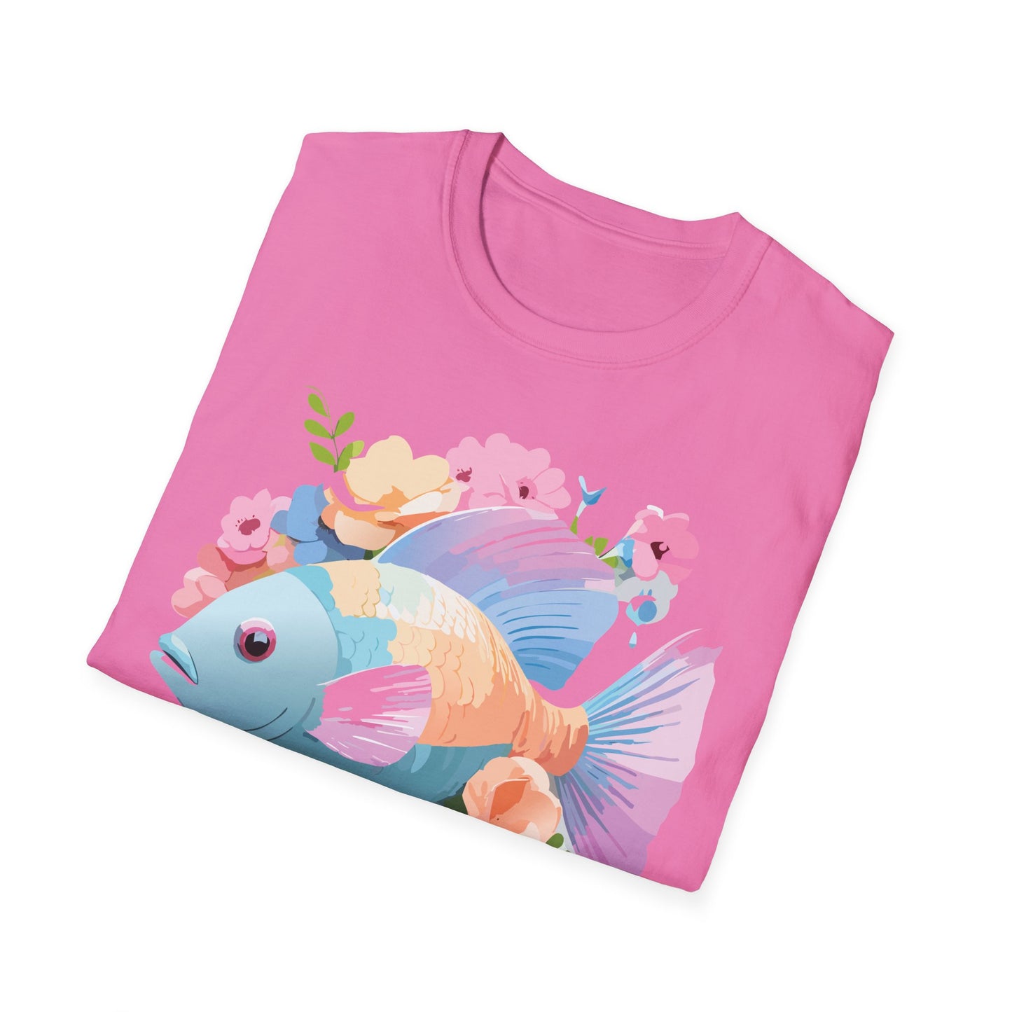 Fish Art Design Shirt, T Shirt with Fish, Graphic Shirt, Tee Shirt with Graphic Design, Shirt with Fish Graphic Art