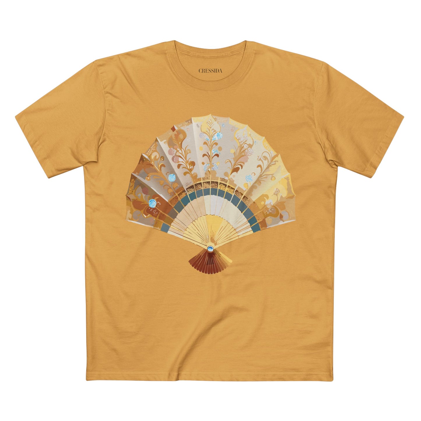 Fan shirt, Shirt with Fan, Tee Shirt with Antique Fan