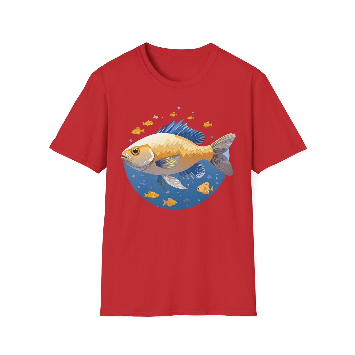 Fish Art Design Shirt, T Shirt with Fish, Graphic Shirt, Tee Shirt with Graphic Design, Shirt with Fish Graphic Art