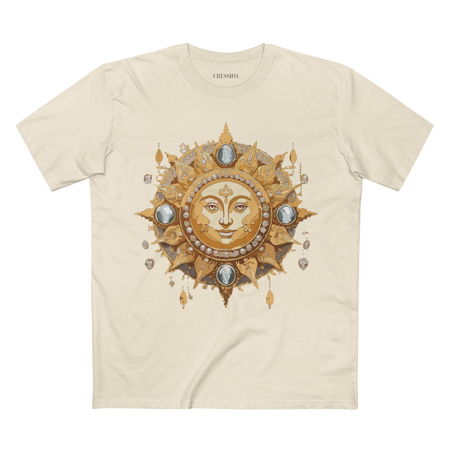 Sun Shirt, Shirt with Sun, Tee Shirt with Gold Sun