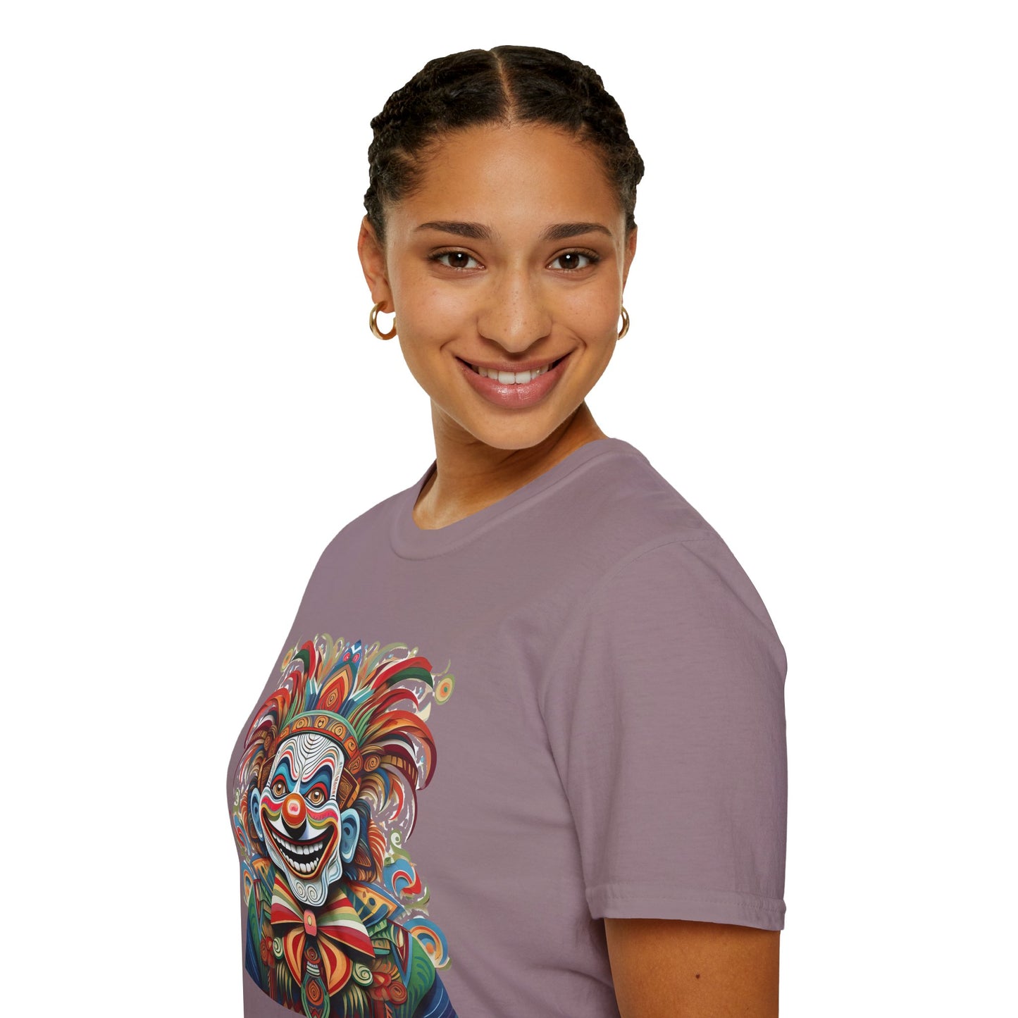 Clown Shirt, T Shirt with Clown, Funny Man Shirt, Tee Shirt with Funny Man, Circus Shirt, Shirt with Circus, Scary Man Shirt, Shirt with Scary Man