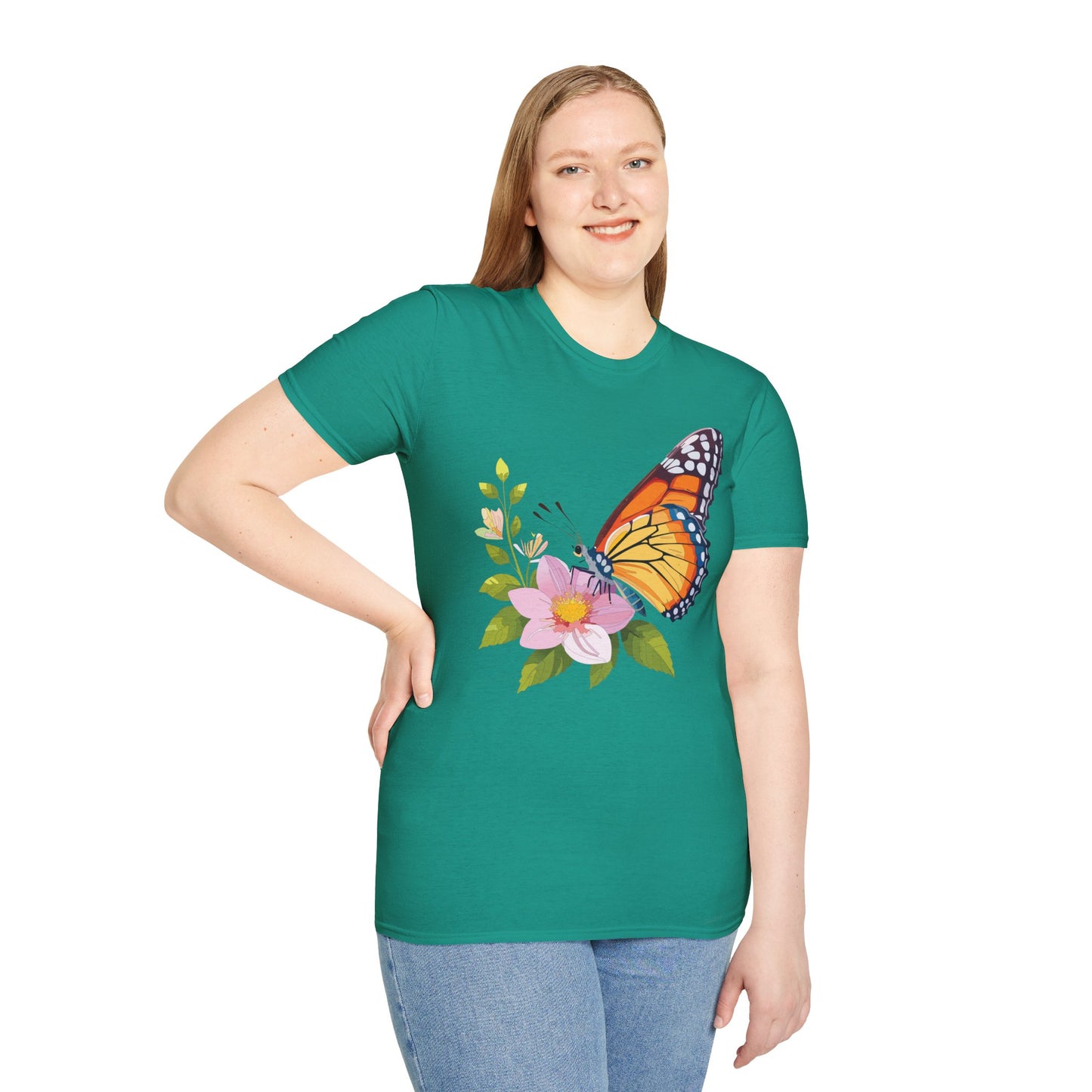 Butterfly Shirt, T Shirt with Butterfly, Monarch Shirt