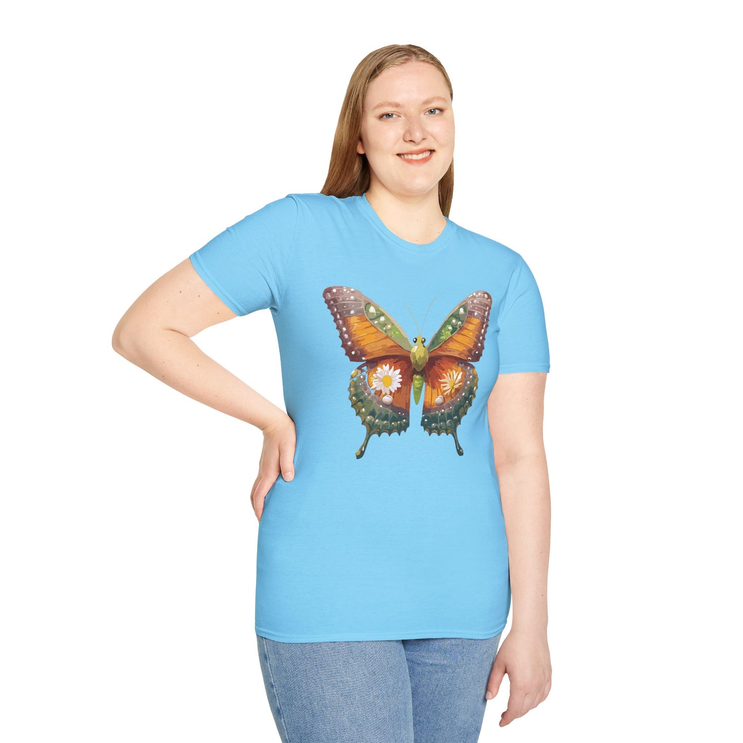 Butterfly Shirt, T Shirt with Butterfly, Monarch Shirt
