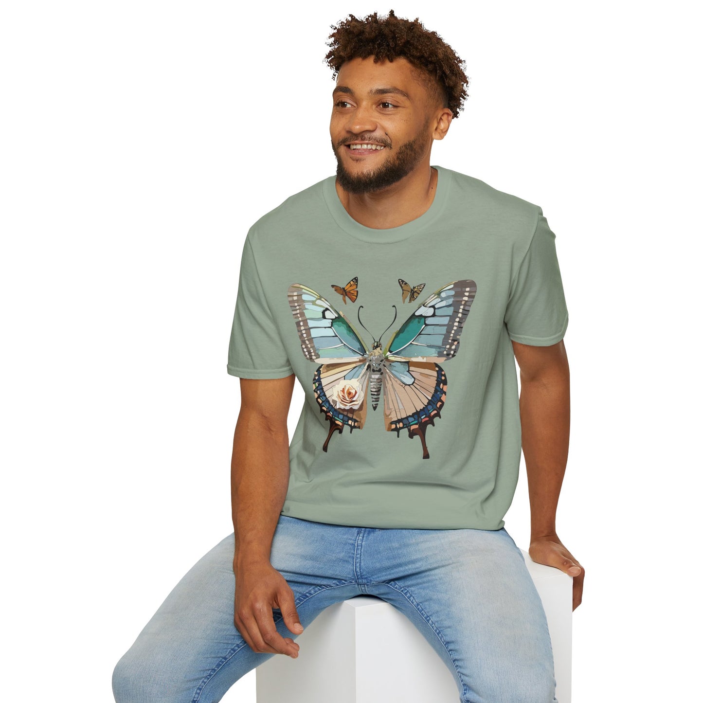 Butterfly Shirt, T Shirt with Butterfly, Monarch Shirt