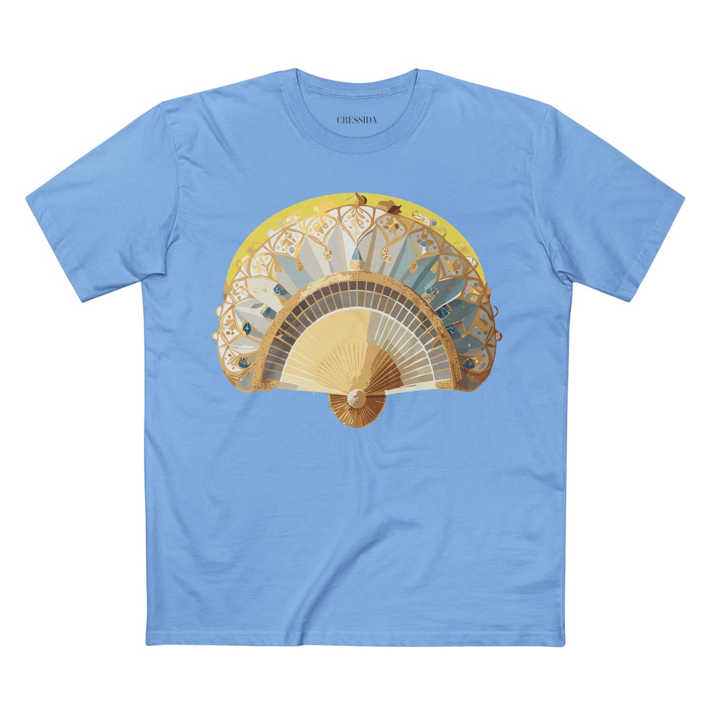 Fan shirt, Shirt with Fan, Tee Shirt with Antique Fan