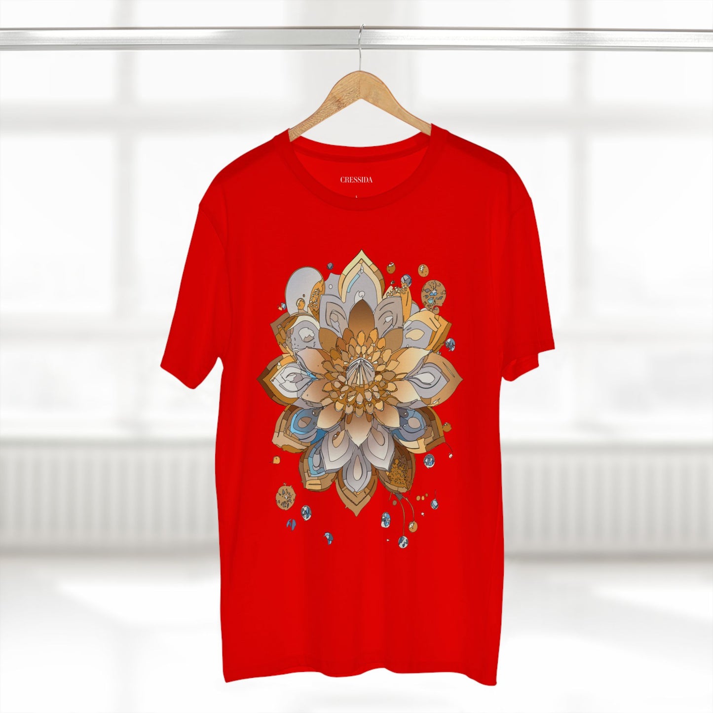 Floral Shirt, Shirt with Flower, Tee Shirt with Antique Flower