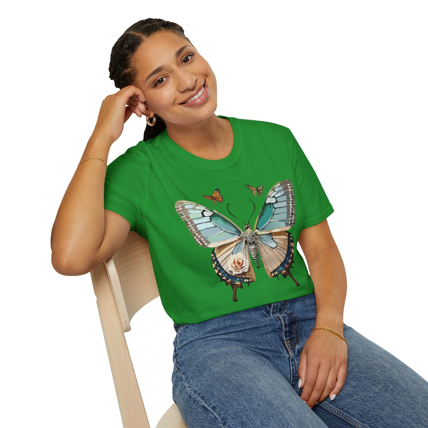 Butterfly Shirt, T Shirt with Butterfly, Monarch Shirt