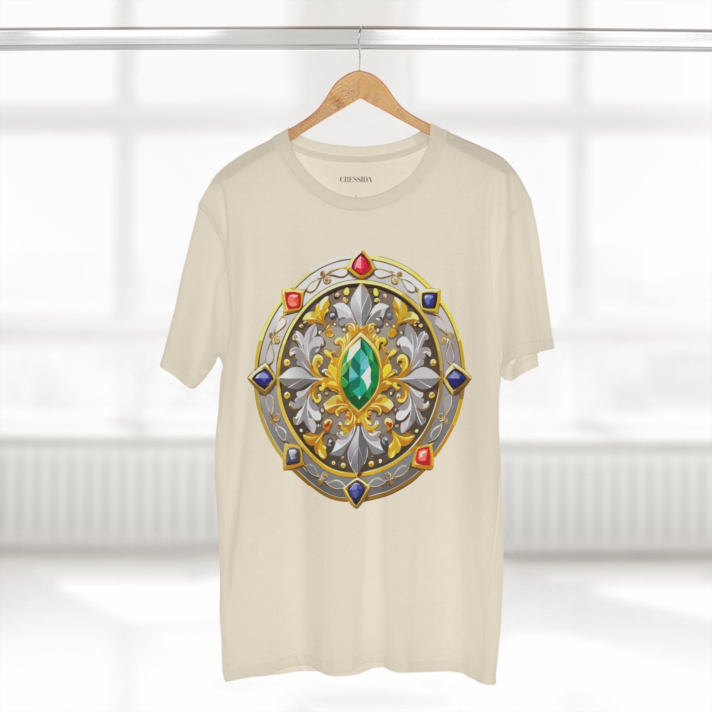 Medallion Shirt, Shirt with Medallion, Tee Shirt with Medal