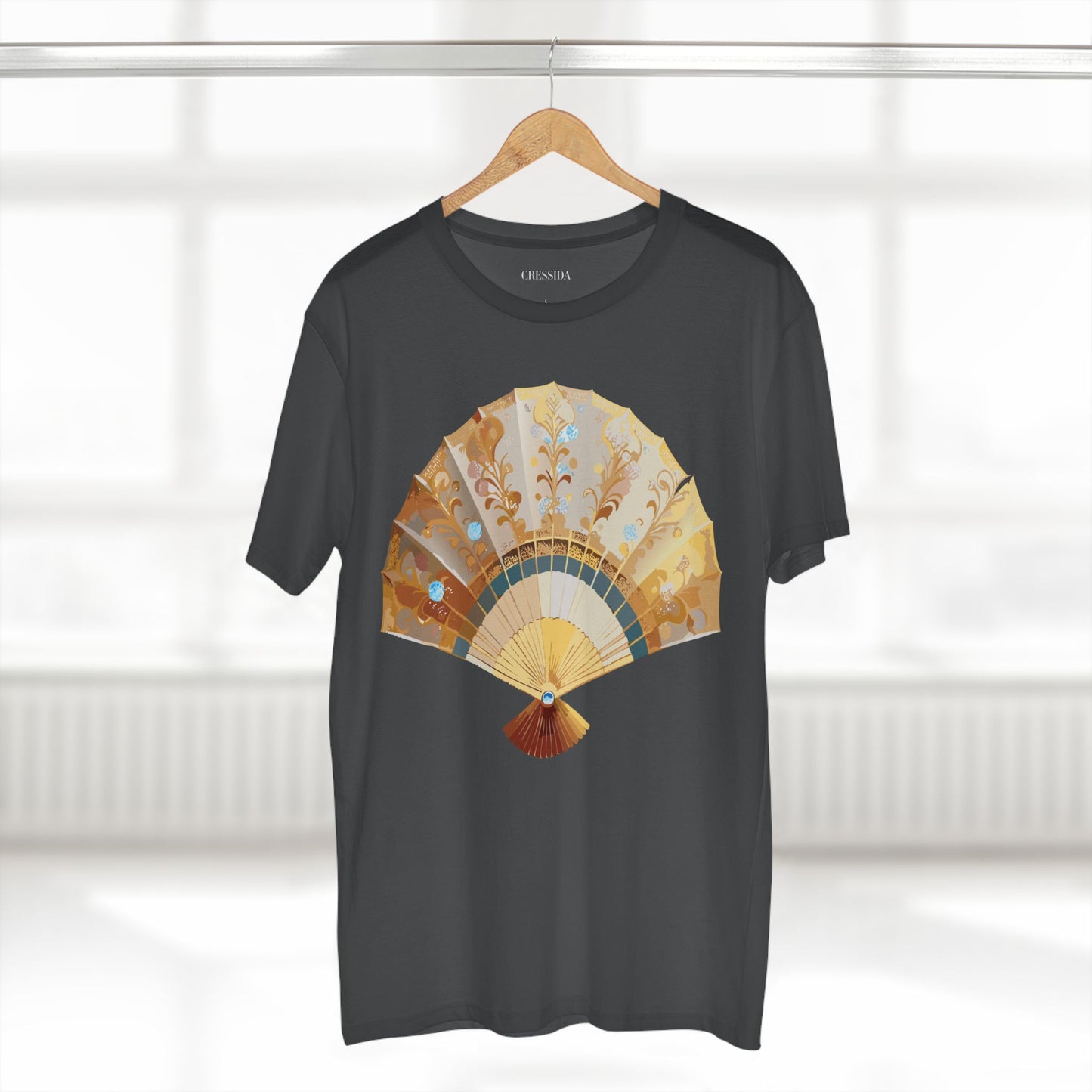 Fan shirt, Shirt with Fan, Tee Shirt with Antique Fan