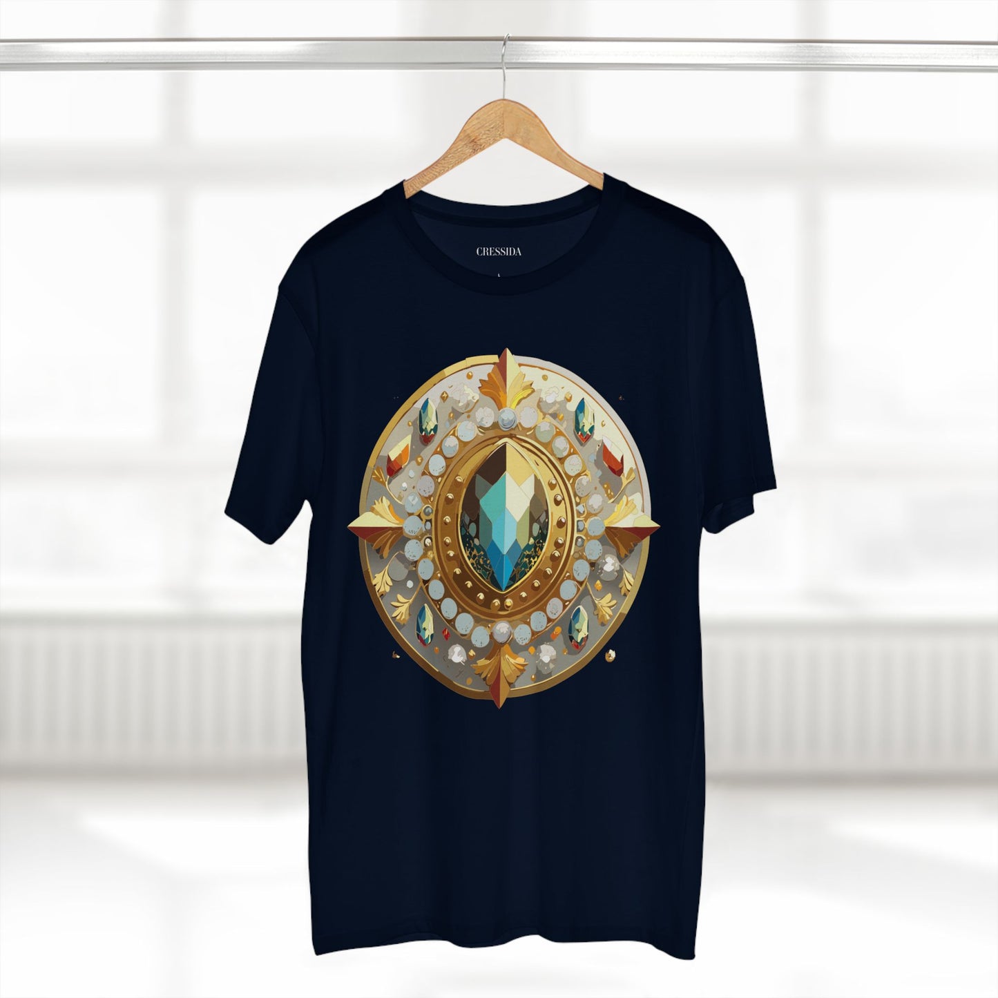 Medallion Shirt, Shirt with Medallion, Tee Shirt with Medal