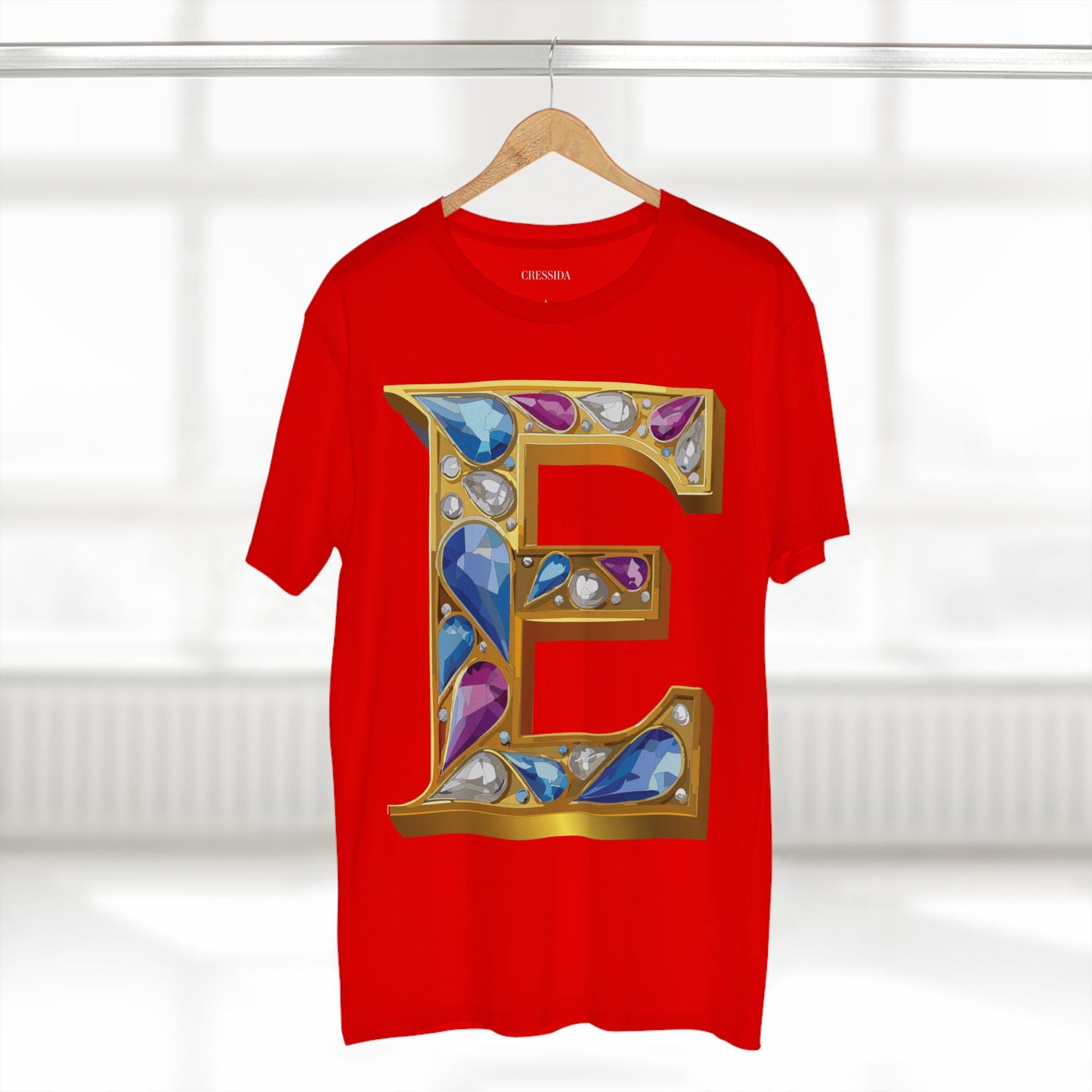 Letter Shirt, Shirt with Letters, Tee Shirt with Gold Letters