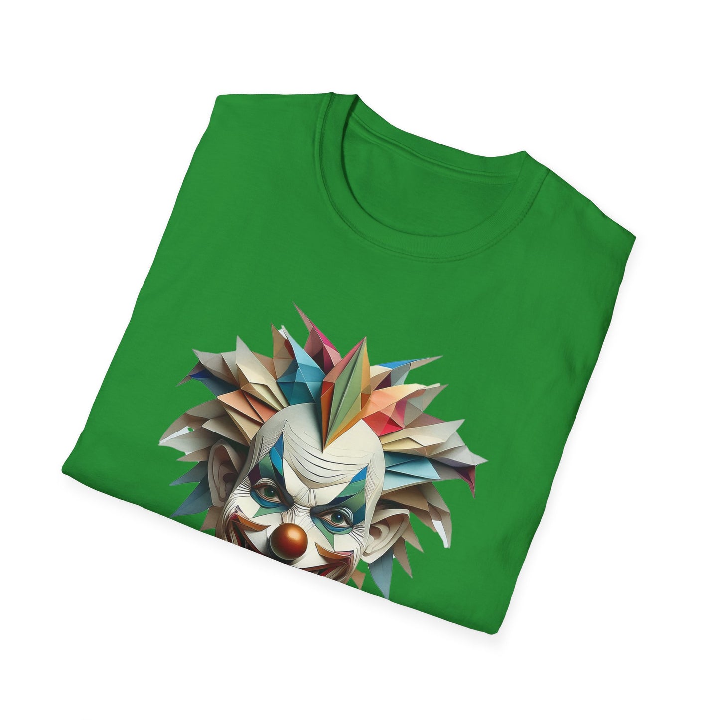 Clown Shirt, T Shirt with Clown, Funny Man Shirt, Tee Shirt with Funny Man, Circus Shirt, Shirt with Circus, Scary Man Shirt, Shirt with Scary Man