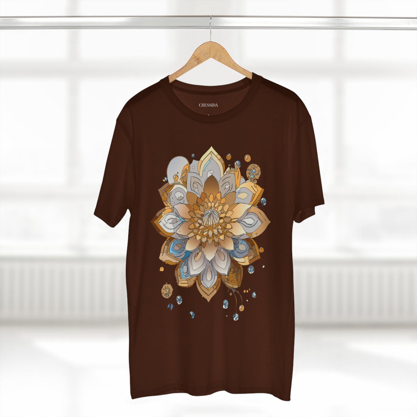 Floral Shirt, Shirt with Flower, Tee Shirt with Antique Flower