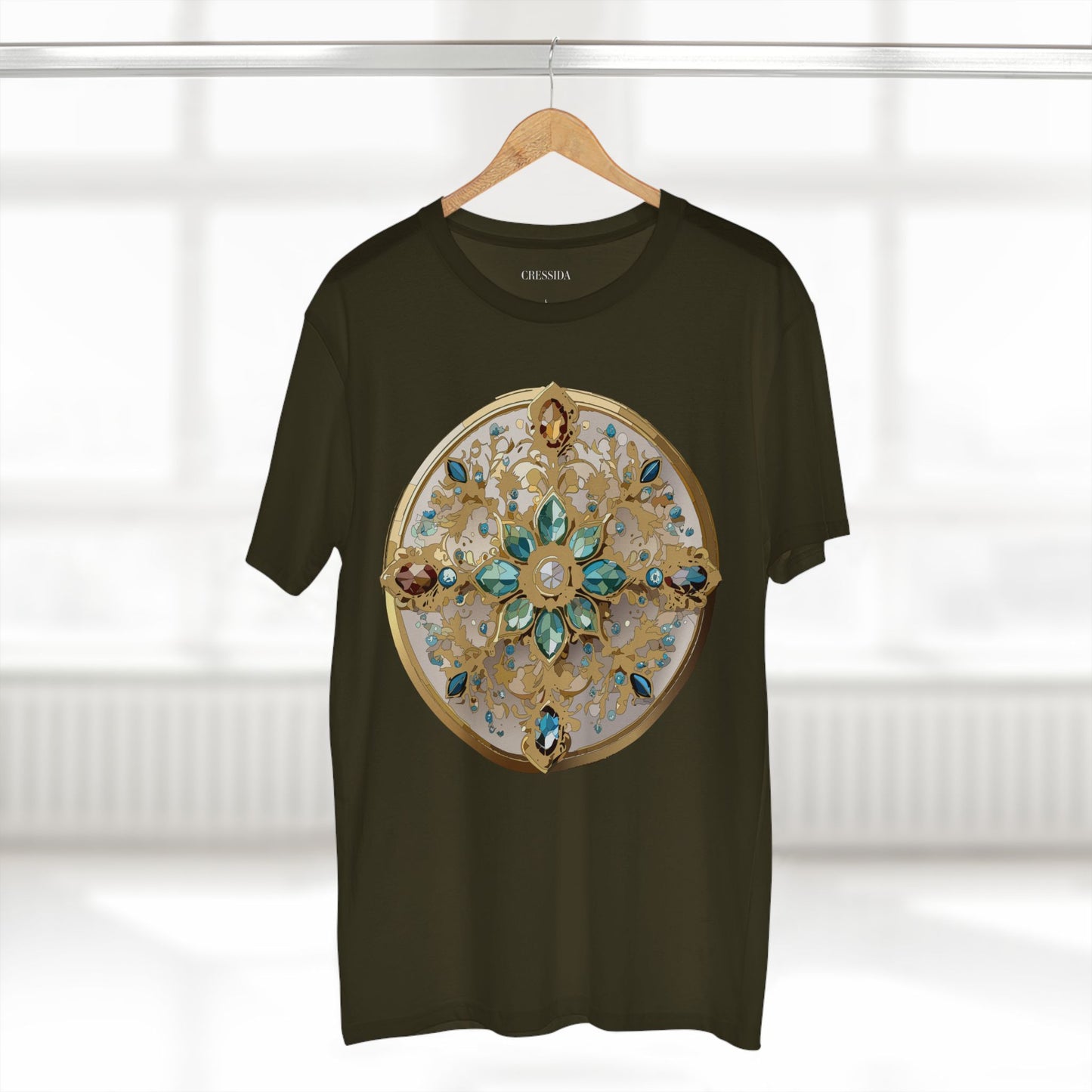 Medallion Shirt, Shirt with Medallion, Tee Shirt with Medal