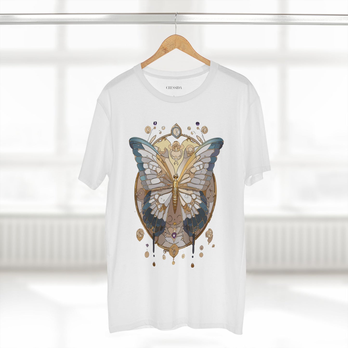 Butterfly shirt, Shirt with Butterfly, Tee Shirt with Antique Butterfly
