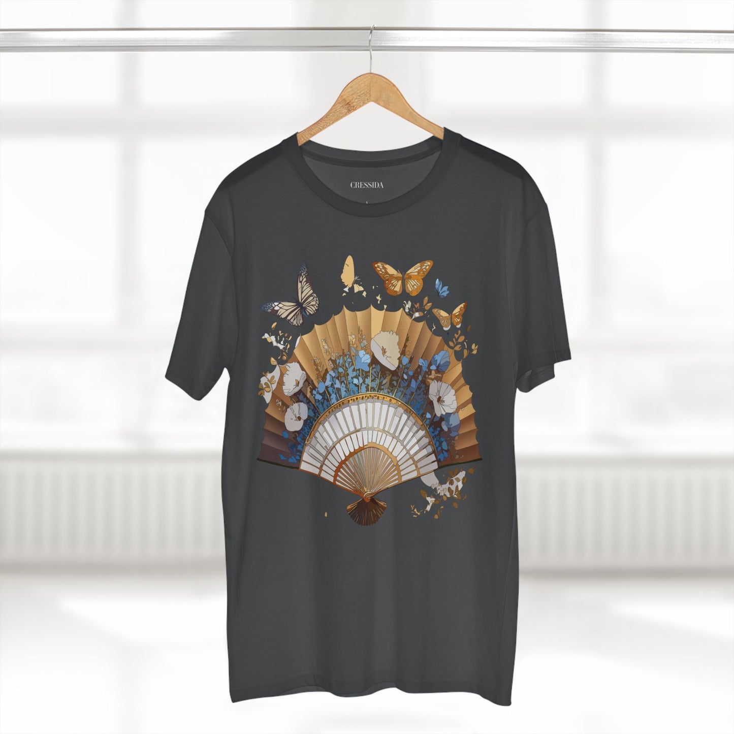 Fan shirt, Shirt with Fan, Tee Shirt with Antique Fan