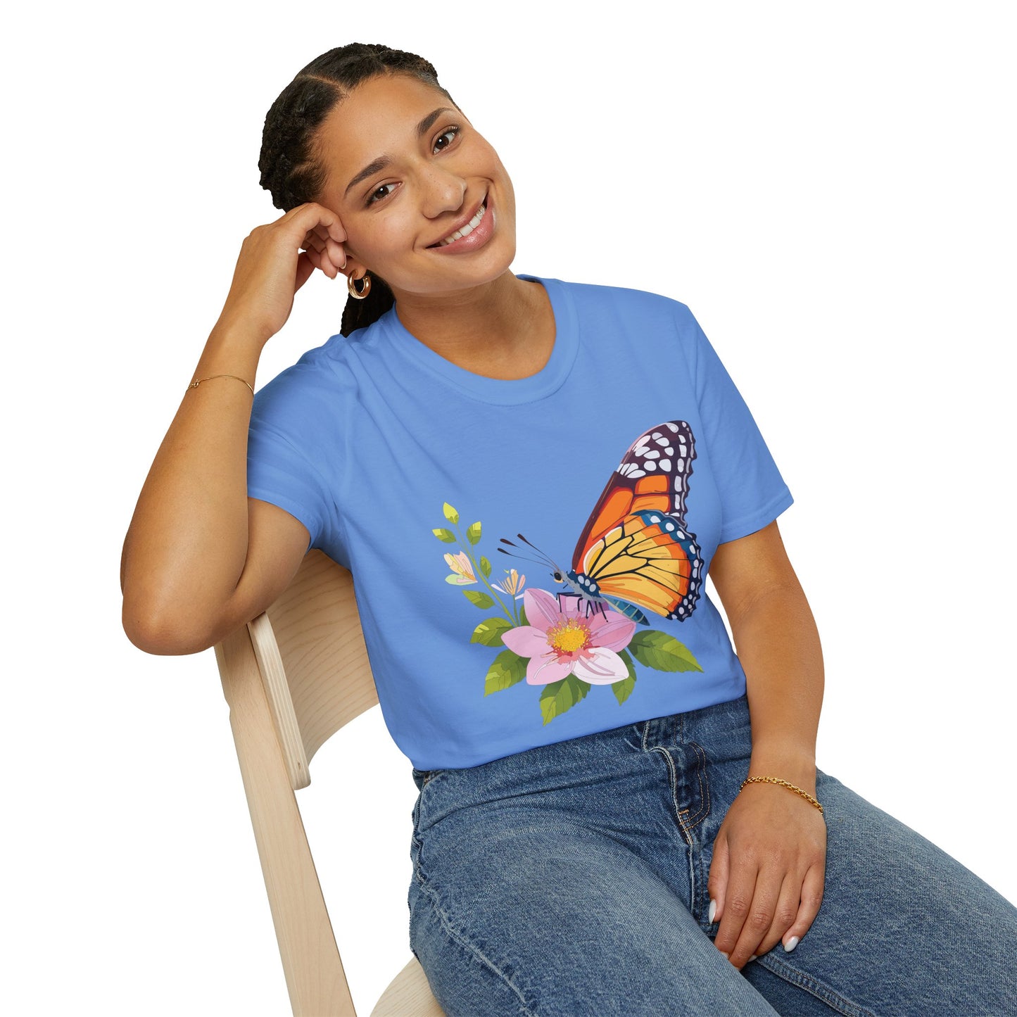 Butterfly Shirt, T Shirt with Butterfly, Monarch Shirt