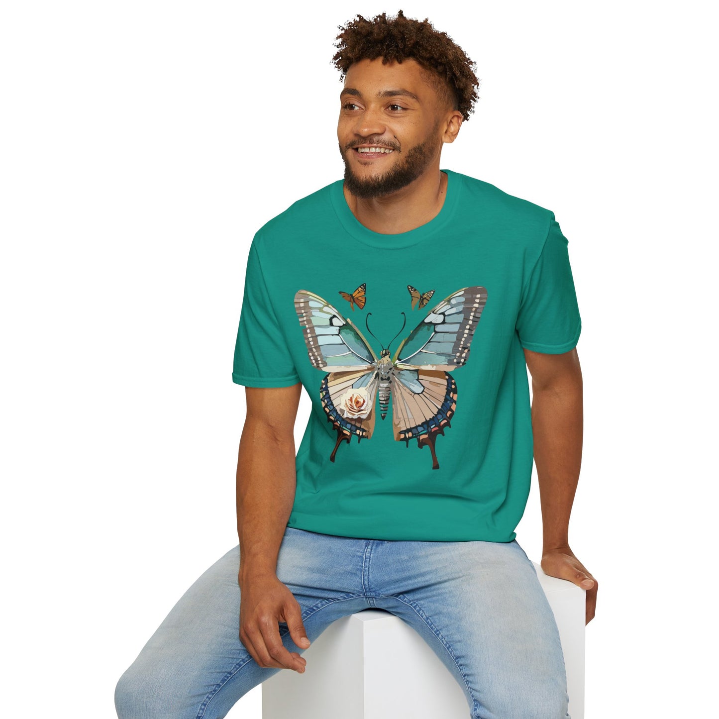 Butterfly Shirt, T Shirt with Butterfly, Monarch Shirt