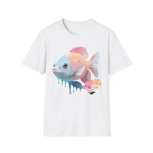 Copy of Fish Art Design Shirt, T Shirt with Fish, Graphic Shirt, Tee Shirt with Graphic Design, Shirt with Fish Graphic Art