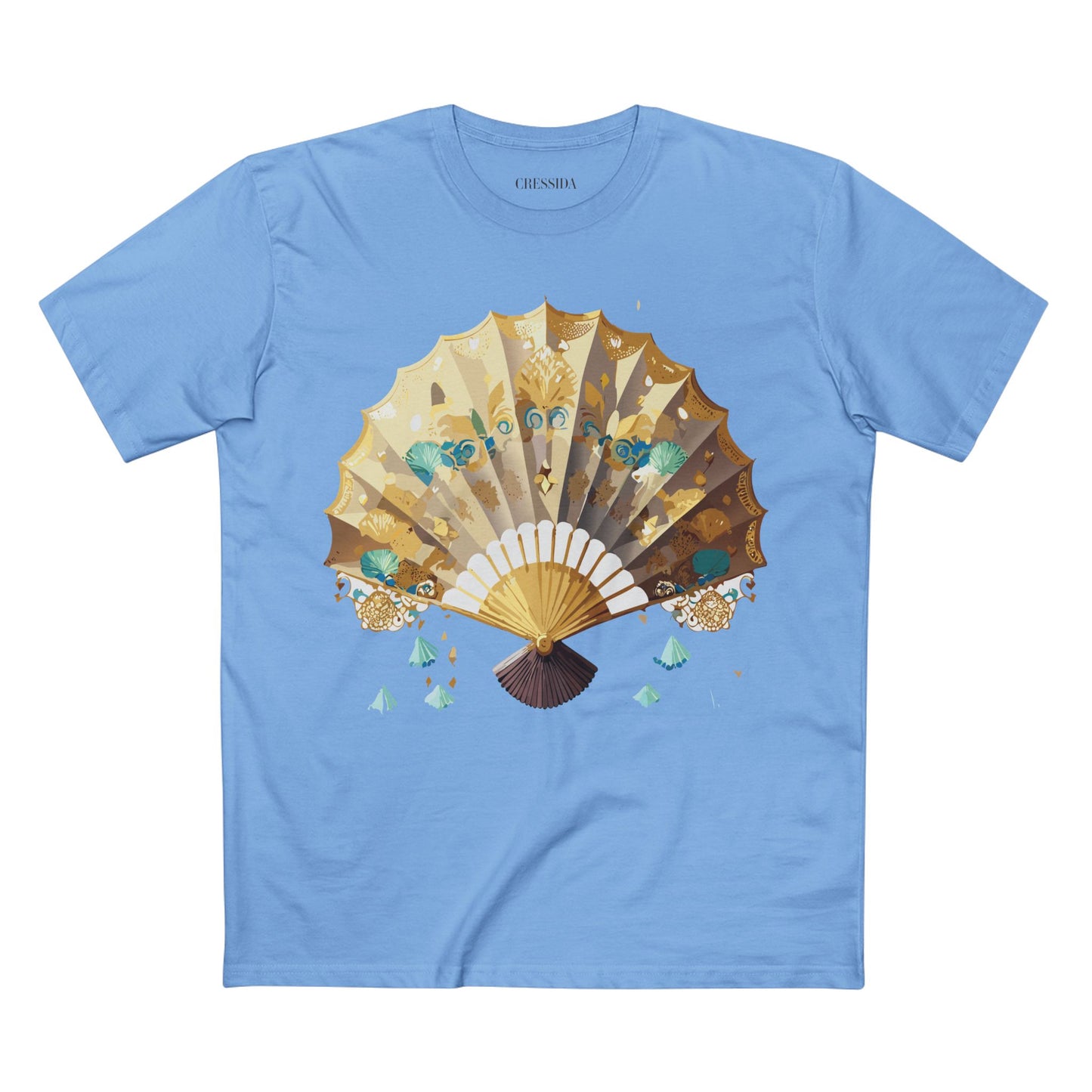 Fan shirt, Shirt with Fan, Tee Shirt with Antique Fan