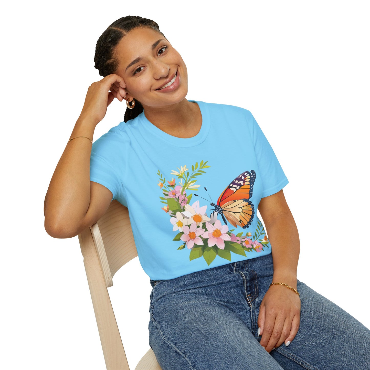 Butterfly Shirt, T Shirt with Butterfly, Monarch Shirt