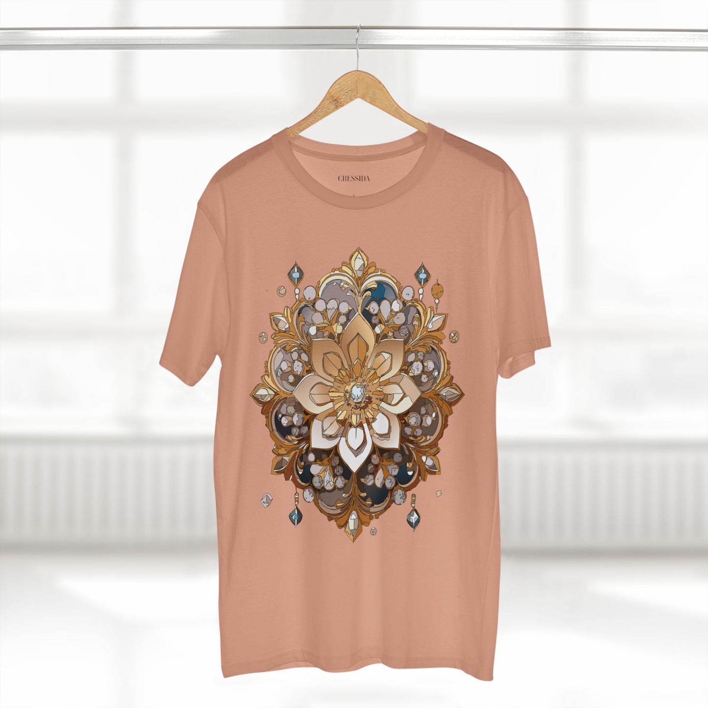 Floral Shirt, Shirt with Flower, Tee Shirt with Antique Flower